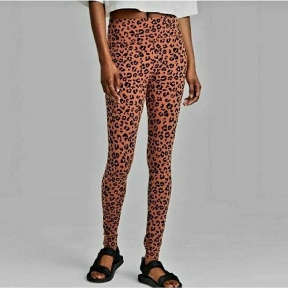 3/$15 Leopard Print High-Waisted Leggings - Picture 1 of 2